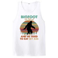 Bigfoot Is Real And He Tried To Eat My Ass Funny PosiCharge Competitor Tank