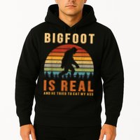 Bigfoot Is Real And He Tried To Eat My Ass Funny Sasquatch Hoodie
