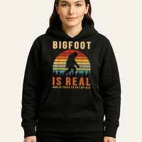 Bigfoot Is Real And He Tried To Eat My Ass Funny Sasquatch Hoodie