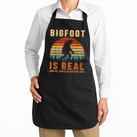 Bigfoot Is Real And He Tried To Eat My Ass Funny Sasquatch Apron