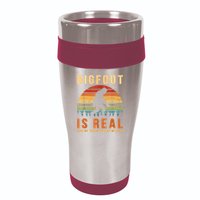 Bigfoot Is Real And He Tried To Eat My Ass Funny Sasquatch 16oz Travel Tumbler