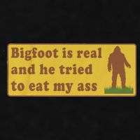 Bigfoot Is Real And He Tried To Eat My Ass Funny Oddly Specific Meme Ladies PosiCharge Tri-Blend Wicking Tank