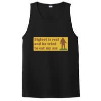 Bigfoot Is Real And He Tried To Eat My Ass Funny Oddly Specific Meme PosiCharge Competitor Tank