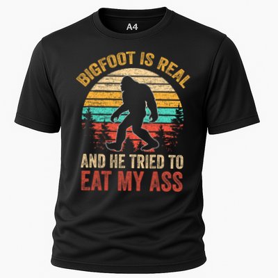 Bigfoot Is Real And He Tried To Eat My Ass  Performance Shirt