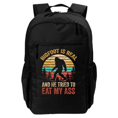 Bigfoot Is Real And He Tried To Eat My Ass  Backpack