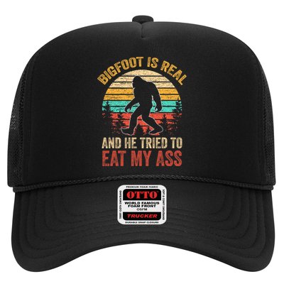 Bigfoot Is Real And He Tried To Eat My Ass  Trucker Hat