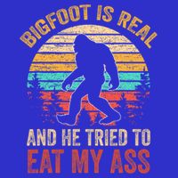 Bigfoot Is Real And He Tried To Eat My Ass  Mesh Reversible Basketball Jersey Tank