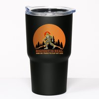 Bigfoot Is Real And He Tried To Eat My Ass Funny Sasquatch Tumbler