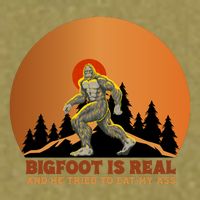 Bigfoot Is Real And He Tried To Eat My Ass Funny Sasquatch Garment-Dyed Women's Muscle Tee