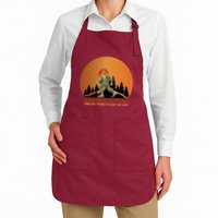 Bigfoot Is Real And He Tried To Eat My Ass Funny Sasquatch Apron