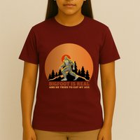 Bigfoot Is Real And He Tried To Eat My Ass Funny Sasquatch T-Shirt