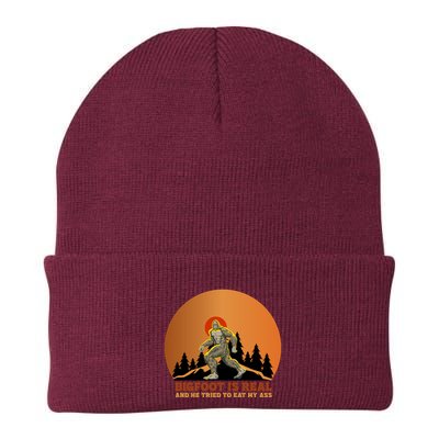 Bigfoot Is Real And He Tried To Eat My Ass Funny Sasquatch Beanie