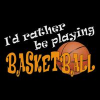 Basketball I'd Rather Be Playing Basketball Impact Tech Backpack