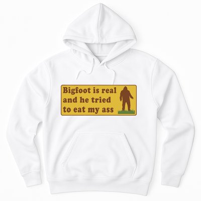 Bigfoot Is Real And He Tried To Eat My Ass Hoodie