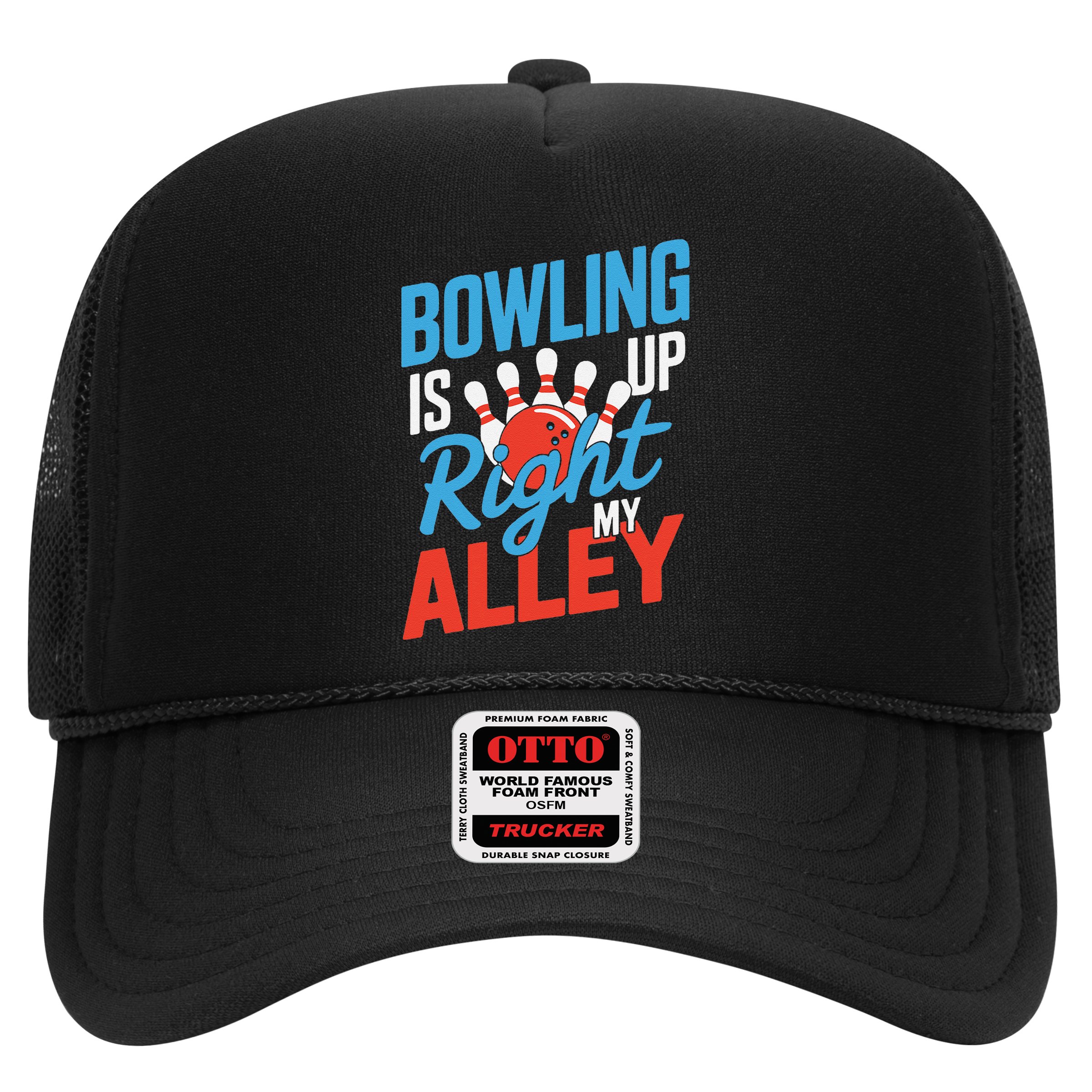 Bowling Is Right Up My Alley Bowling Merchandise Hat