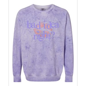 Bad Idea Right 2024 Colorblast Crewneck Sweatshirt