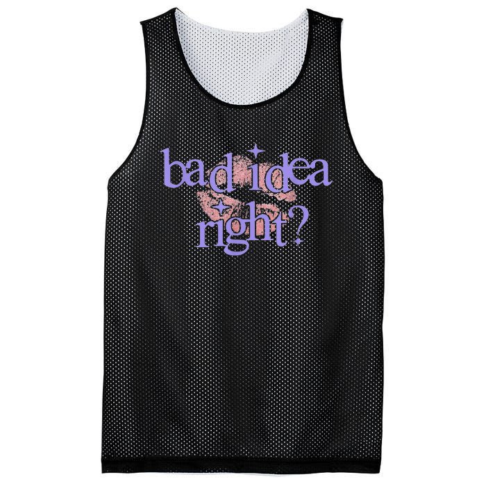 Bad Idea Right 2024 Mesh Reversible Basketball Jersey Tank