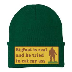 Bigfoot Is Real And He Tried To Eat My Ass Knit Cap Winter Beanie