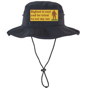 Bigfoot Is Real And He Tried To Eat My Ass Legacy Cool Fit Booney Bucket Hat