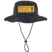 Bigfoot Is Real And He Tried To Eat My Ass Legacy Cool Fit Booney Bucket Hat