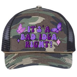 Bad Idea Right Guts 2024 Retro Rope Trucker Hat Cap