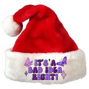 Bad Idea Right Guts 2024 Premium Christmas Santa Hat