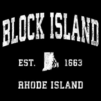 Block Island Rhode Island Ri Vintage Athletic Sports T-Shirt