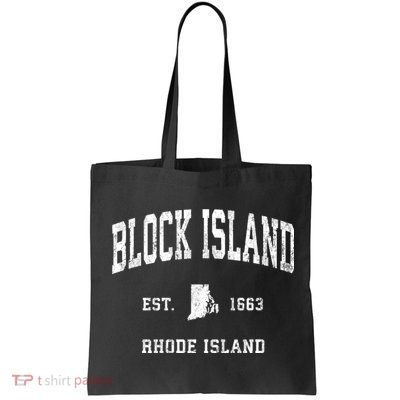 Block Island Rhode Island Ri Vintage Athletic Sports Bag