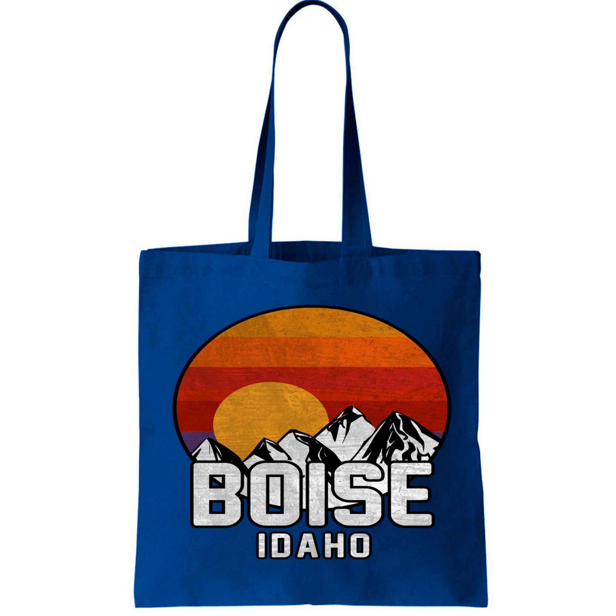 Boise Idaho Retro Mountain Sunset Gift Bag