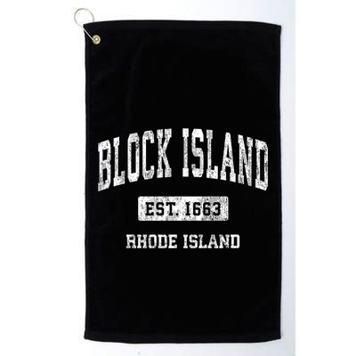 Block Island Rhode Island Ri Vintage Athletic Sports Golf Towel