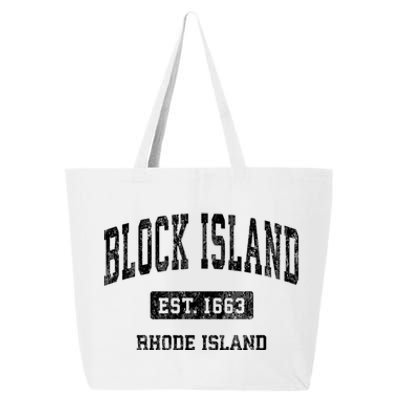 Block Island Rhode Island Ri Vintage Athletic Sports 25L Jumbo Tote