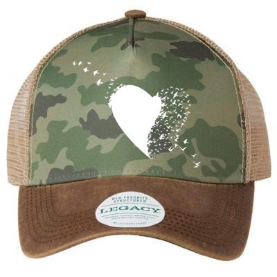 Bird Flocking Heart Legacy Tie Dye Trucker Hat