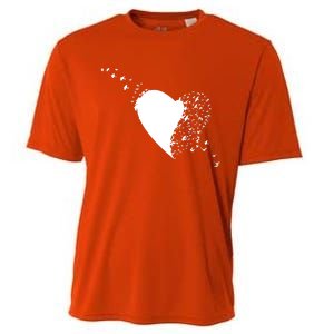 Bird Flocking Heart Cooling Performance Crew T-Shirt