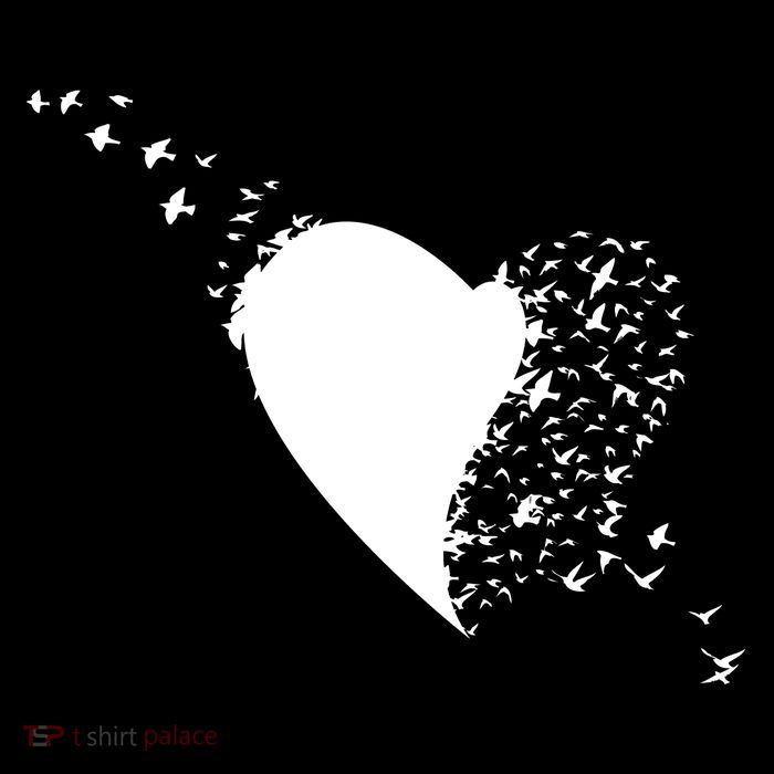 Bird Flocking Heart Daily Commute Backpack