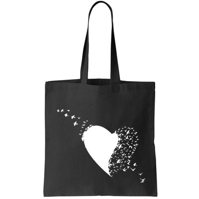 Bird Flocking Heart Bag