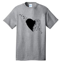 Bird Flocking Heart Tall T-Shirt