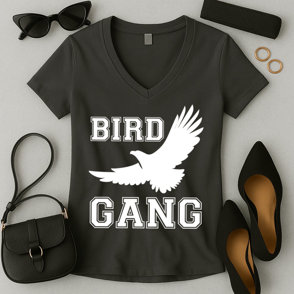 Bird Gang Philadelphia Women's V-Neck T-Shirt