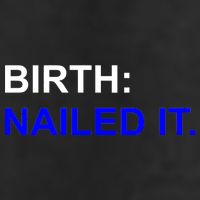 Birth: Nailed It. Funny 7 Panel Mesh Trucker Snapback Hat