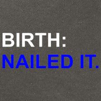 Birth: Nailed It. Funny Cotton Canvas Backpack