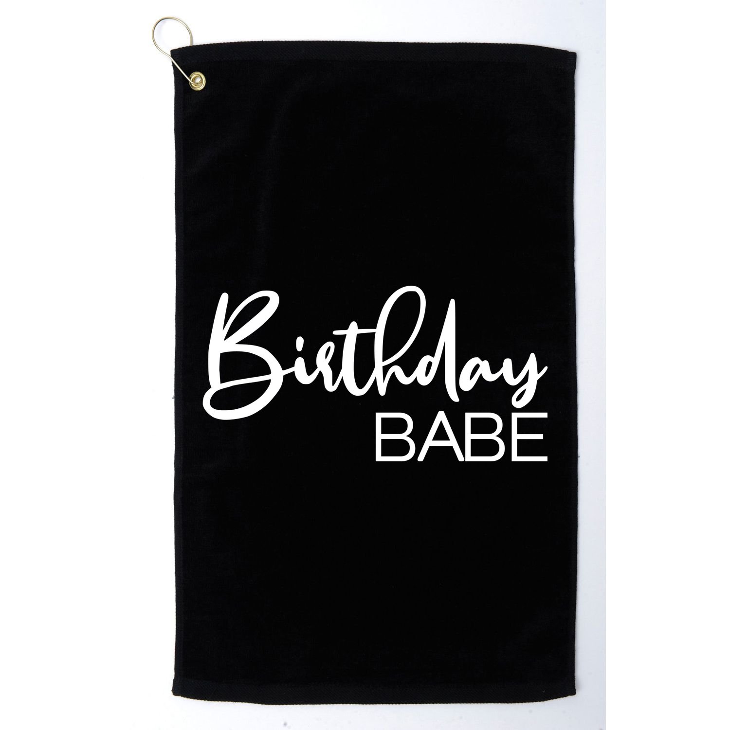 Birthday Babe Golf Towel