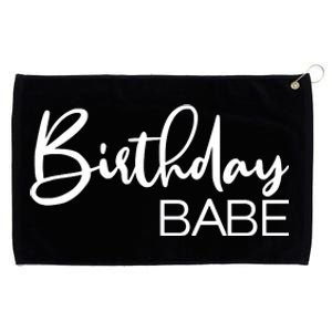 Birthday Babe Grommeted Golf Towel