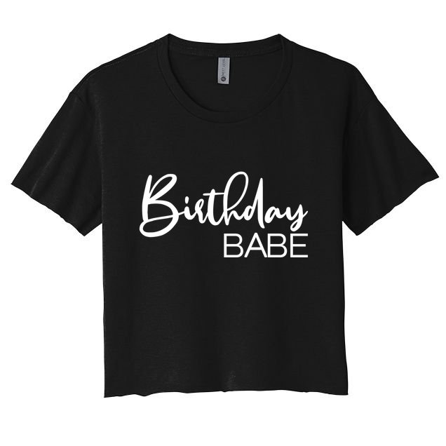 Birthday Babe Crop Top