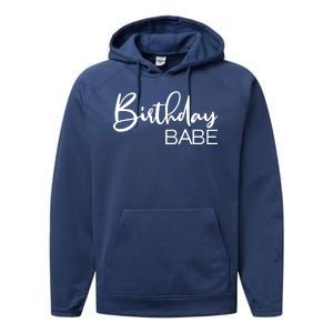 Birthday Babe Performance Fleece Hoodie