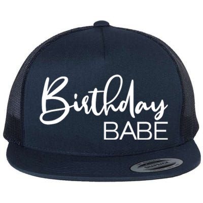 Birthday Babe Flat Bill Trucker Hat