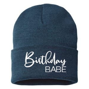 Birthday Babe Sustainable Knit Beanie