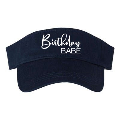 Birthday Babe Valucap Bio-Washed Visor