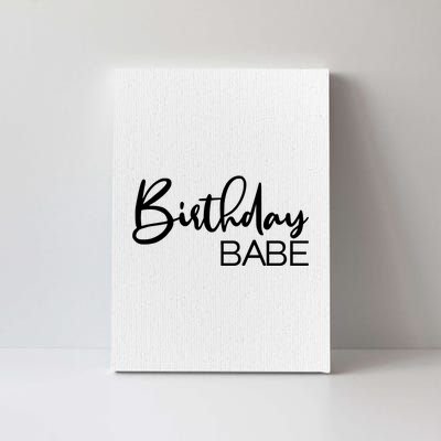 Birthday Babe Canvas