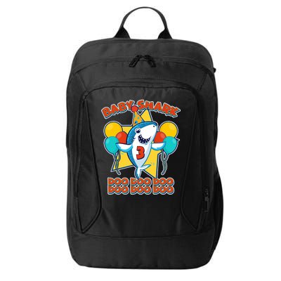 Birthday Baby Shark Doo Age 3 City Backpack