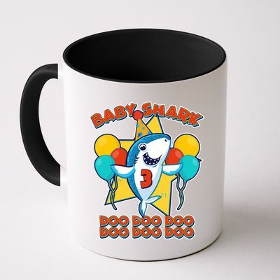 Birthday Baby Shark Doo Age 3 Mug