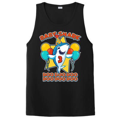 Birthday Baby Shark Doo Age 3 PosiCharge Competitor Tank